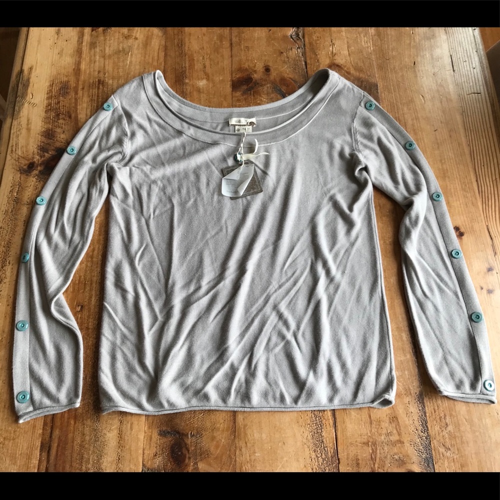 NWT Matilda Jane Grey Sweater SZ Small